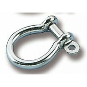 Bow Shackle x2 Stainless Steel, Diameter 5.5mm, Length 38mm. M2106031